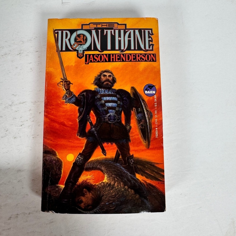The Iron Thane Jason Henderson‎ 1994 First Printing Fantasy Baen Books Paperback